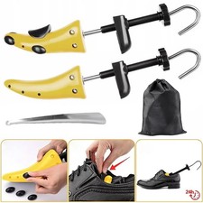 2x Adjustable Stretcher Shoe Trees Trainer Shaper Expander Support SIZE 6-11 UK