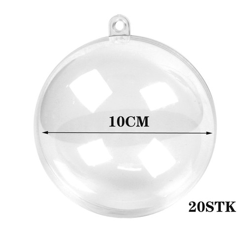 100x clear plastic christmas - plastic,