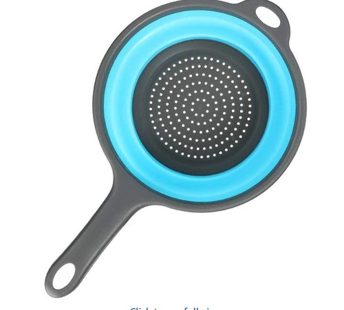 Silicone colander collapsible - silicone,