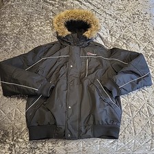 Tyrolia Black Men's Parka Ski Jacket Size XL Waterproof Winter Sports