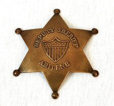 Vintage abilene deputy sheriff - abilene,
