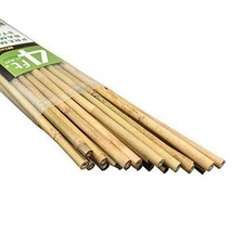 25 Pack Natural Bamboo Poles