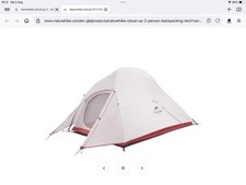 Naturehike Cloud Peak 2 Tent 2-Person, Waterproof, Lightweight