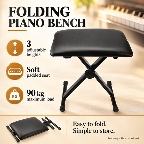 Adjustable folding piano - adjustable,