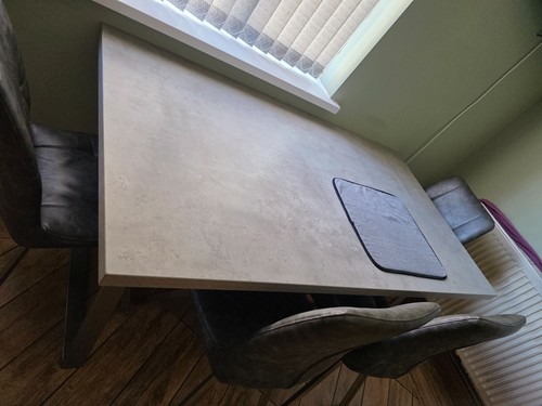 Marble gery dining - gery,