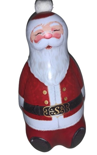 Christmas santa shaped tin - santa,