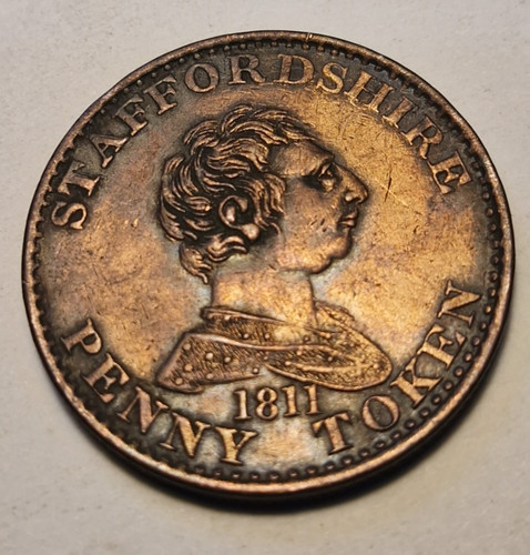 1811 one penny token - 1811,
