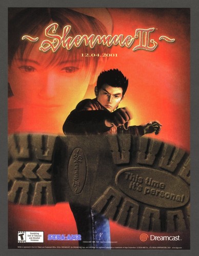 Shenmue sega dreamcast - shenmue,