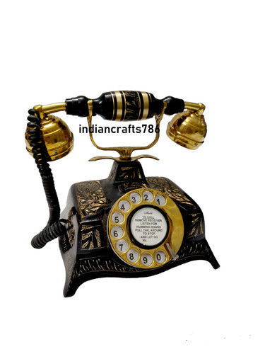 Victorian brass rotary dial - victorian,