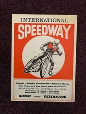 Speedway programme Italy