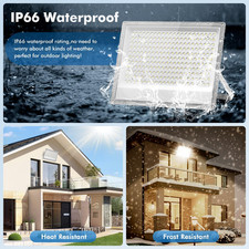 200W LED Floodlight Spot Light Watt Security Flood Lights Outdoor Garden Lamp UK