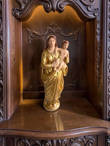Statue virgin mary infant - virgin,