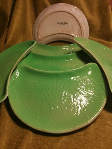 Six carltonware cabbage - six, side