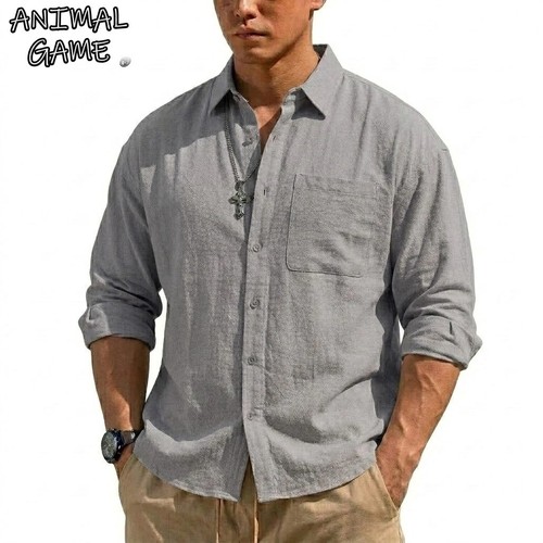 Mens new casual shirt - mens, long