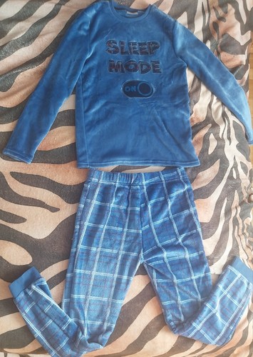 Boys fleece pyjamas - fleece,
