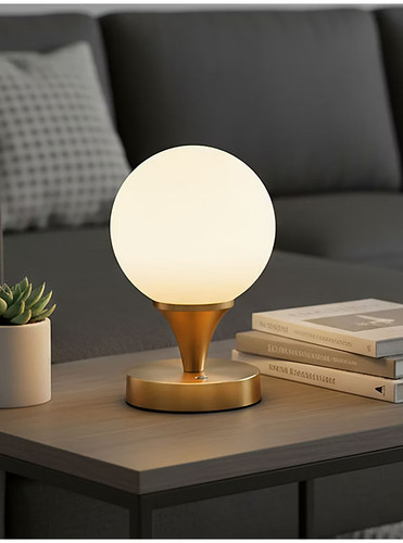 Searchlight opal glass gold - glass,