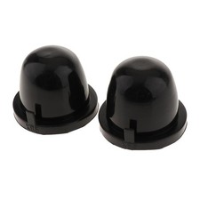 Pair 85mm Rubber Cover LED HID