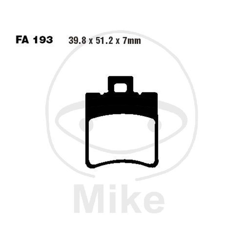 Pair brake pads - pair, ebc