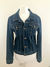 Original Vintage 90’s Womens Earl Jeans Denim Jacket S/M Indigo