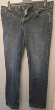 Mens Blue Denim Jeans 36 Inch