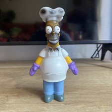 The Simpsons Burger King 2001 - Burnt Chef Homer 5.5" Figure Toy 
