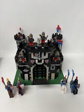 Vintage Lego Black Monarch's Castle (6085) Knights/Horses - Not Fully Complete