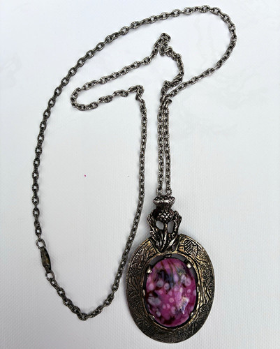 Vintage miracle pink art - pink, glass