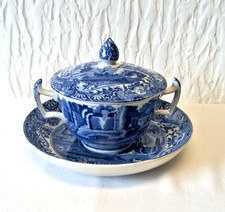 Rare Spode Italian Hot Chocolate Cup with lid and Underplate.