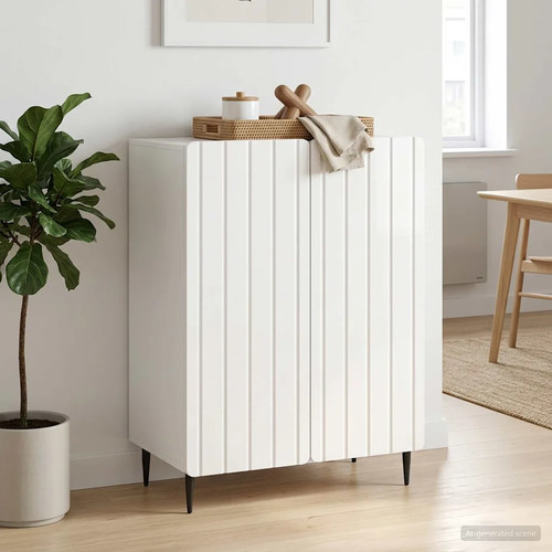 Sideboard high gloss white - gloss,
