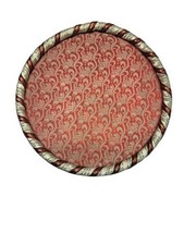 Red Mehndi Plate for Candles