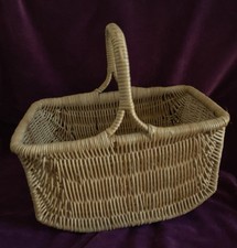 Vintage 1950's Wicker Shopping Basket