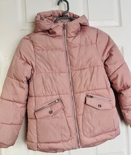 Girls Pink Puffer Jacket – Age 9 Years (Matalan)
