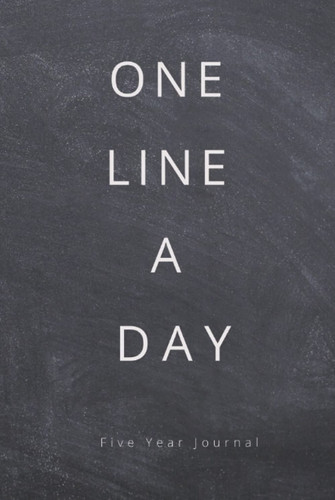 Five year journal one line - journal, a