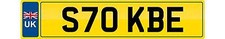 STOKE Private number plate S70