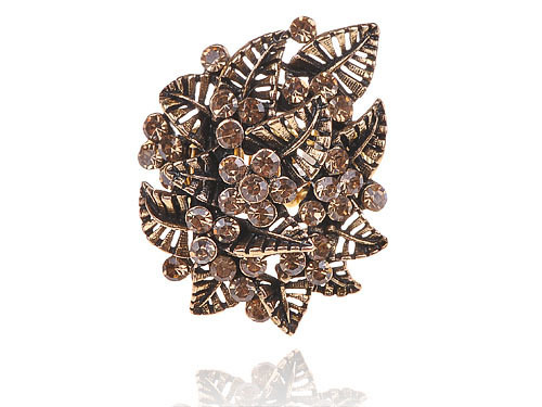 Vintage gold tone autumn - vintage,