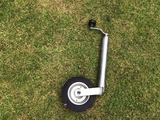 48mm Jockey Wheel with Steel Rim And Solid  Tyre - Trailer Caravan Etc