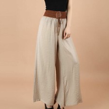 Lady ethnic wide leg trousers - ethnic,