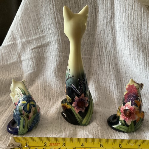 Floral cat ornament - floral,