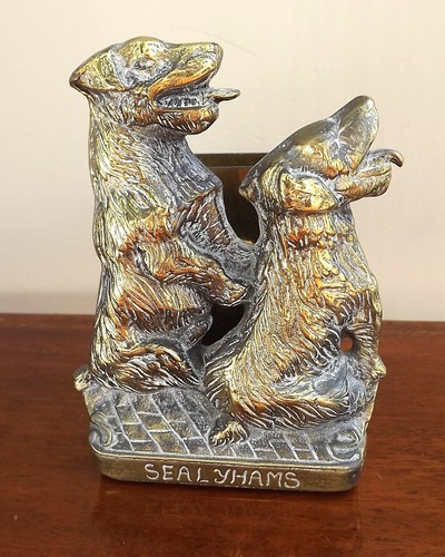 Brass sealyham terrier letter - terrier,
