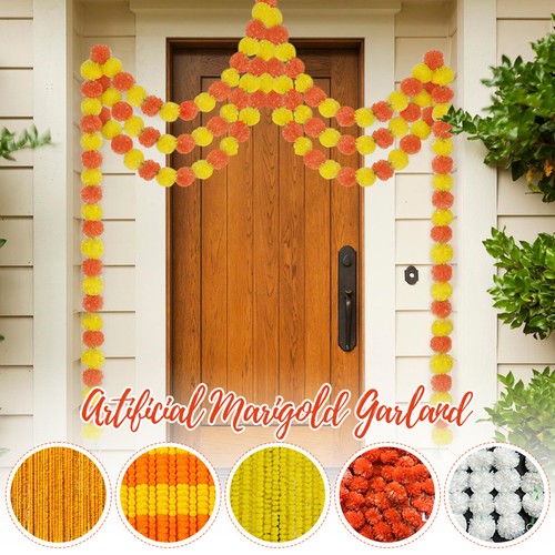 5pcs artificial marigold - artificial,