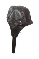 Black pilot hat winter - black,