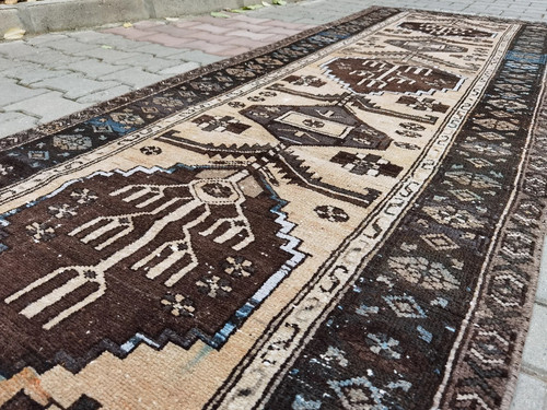 Vintage turkish oushak runner - turkish,