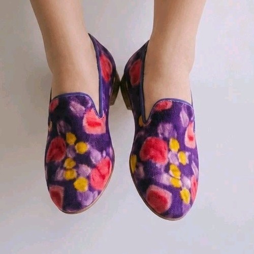 Tata naka floral velvet - naka,