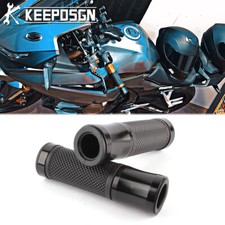 7/8" Handlebar Hand Grips Rubber Black For Honda CBR 650R 600RR 1000RR 929RR 954