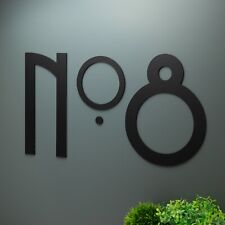 Art Deco House Numbers Address