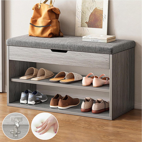 Shoe bench storage - shoe,