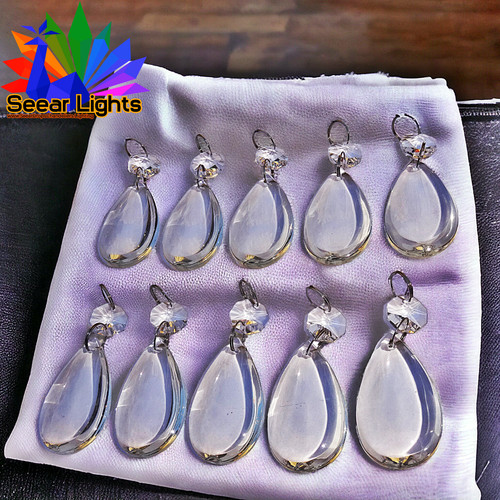 Clear oval teardrop - 10,