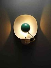 Italian Mid-Century Wall Lamp – Stilnovo-Inspired Brass Sconce with Sculptural