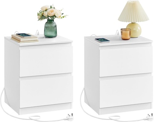 Nightstand with charging - with,