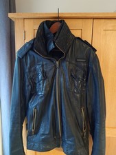 Superdry ryan leather jacket - superdry,